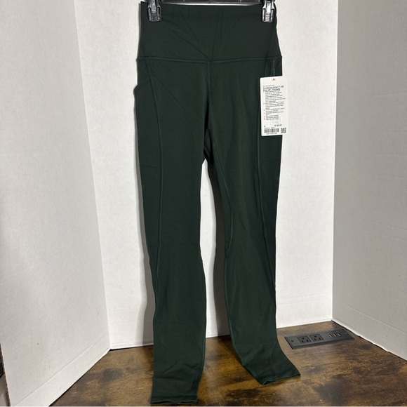 lululemon athletica Pants - Lululemon Leggings Align Pant 28” Rainforest Green Size 6 NWT Rare